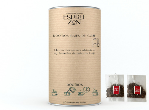 Esprit Zen - Rooïbos "Baies de Goji" - Boite de 20 Infusettes