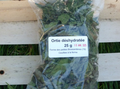 Ferme des petites Brossardières - Ortie déshydratée - sachet de 25 g