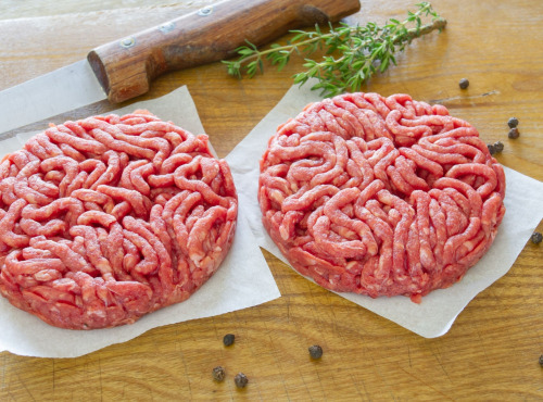 Les Délices de Vermorel - [SURGELÉ] Colis de 25 steaks hachés fermiers de bœuf Rouge des Prés