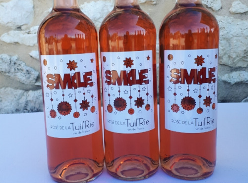 Domaine de la Tuilerie - Rosé de La Tuil'erie "smile" 2019 ,Vin de France - Coffret De 3 x 75 cl