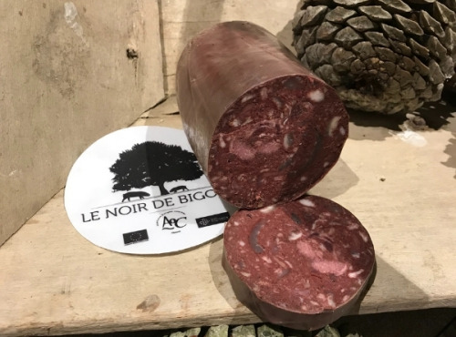 Domaine REY-Marie et Nicolas REY - Gros Boudin de Porc Noir de Bigorre