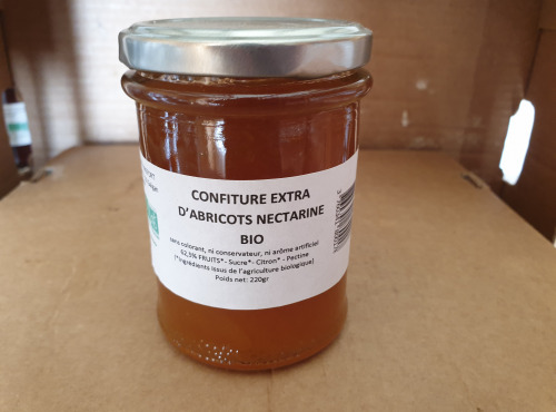 La Ferme du Montet - Confiture Extra d'Abricot Nectarine - 220 g