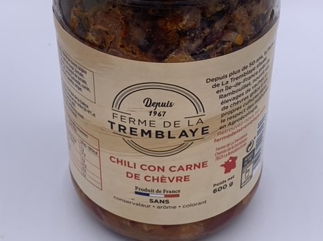 Ferme de La Tremblaye - Chili con carne de chèvre