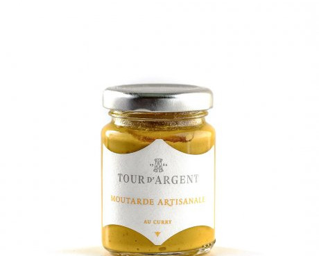 La Petite Epicerie de la Tour d'Argent - Moutarde artisanale au curry 90g