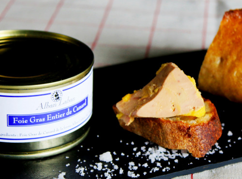 Alban Laban - Foie gras entier de canard 180g en boîte
