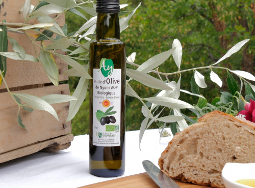 La Ferme de l'Ayguemarse - Huile d'olive de Nyons AOP 25cl BIO