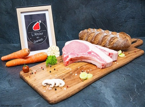 L'Atelier des Gourmets - Côte Filet de Porc du Mont Ventoux avec couenne - 4x300gr