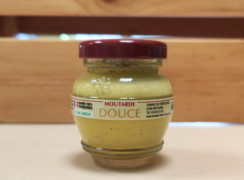 Domaine des Terres Rouges - Moutarde Douce graines françaises sans additifs 55G