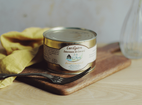 Ferme Caussanel - Can'apéro au foie gras : mini-saucisses de canard au foie gras