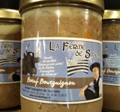 Tome de Rhuys - Ferme Fromagère de Suscinio - Boeuf Bourguignon