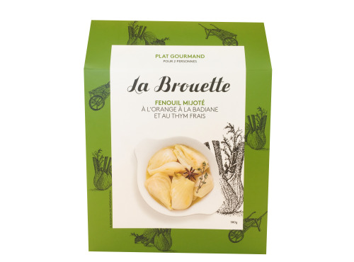 La Brouette - Pour 2 Pers. - Fenouil Mijoté À L'orange À La Badiane Et Au Thym Frais - Convient aux végétariens