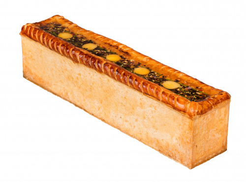 Ferme de Vertessec - Pâté en croûte abricot pistache - 1 tranche 190g