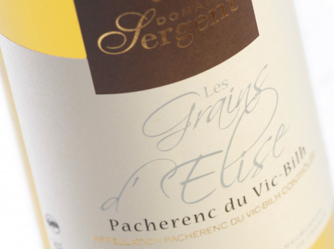 Domaine Sergent - Pacherenc du Vic Bilh ''Les Grains d'Elise'' 2023- Lot de 3 bouteilles