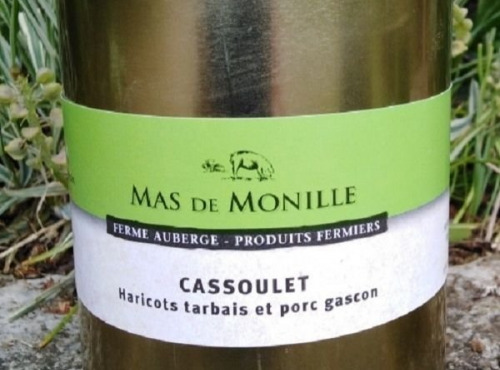 Mas de Monille - Cassoulet-1200 g- haricots tarbais-porc noir Gascon
