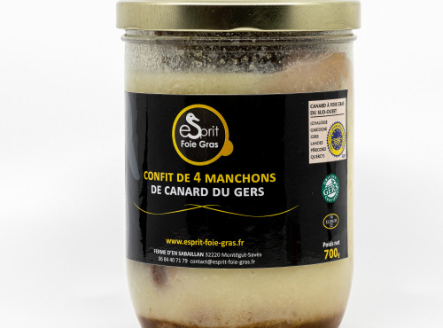 Esprit Foie Gras - Confit De 4 Manchons De Canard
