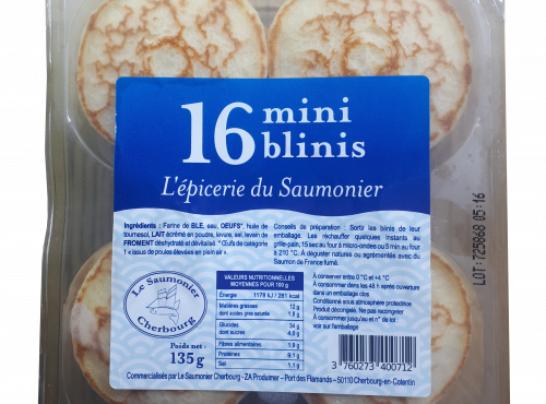 Saumon de France - Z - 16 Mini Blinis