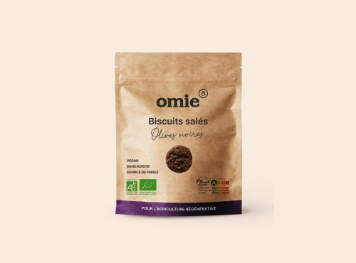 Omie - Biscuits apéritif aux olives - 100 g