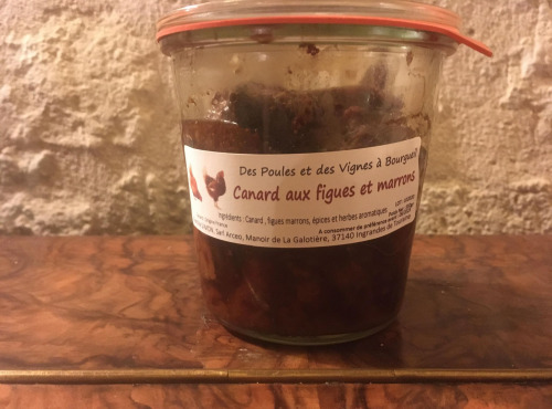 Des Poules et des Vignes à Bourgueil - Canard Aux Figues Et Marrons