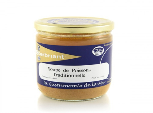 SARL Kerbriant ( Conserverie ) - Soupe de poissons Traditionnelle - 400g - Sans Gluten