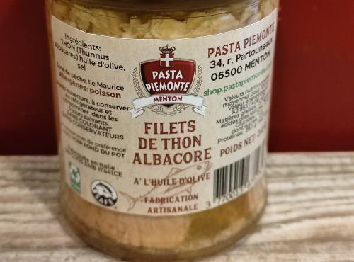 PASTA PIEMONTE - Filet de Thon Albacor en Huile d'Olive