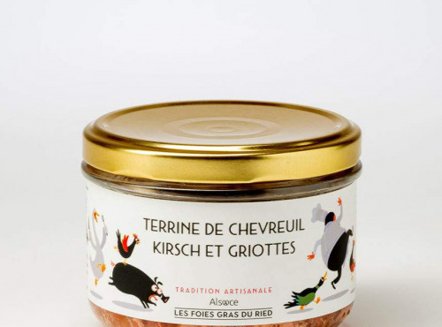 Les foies gras du Ried - Terrine De Chevreuil  Griottes Et Kirsch