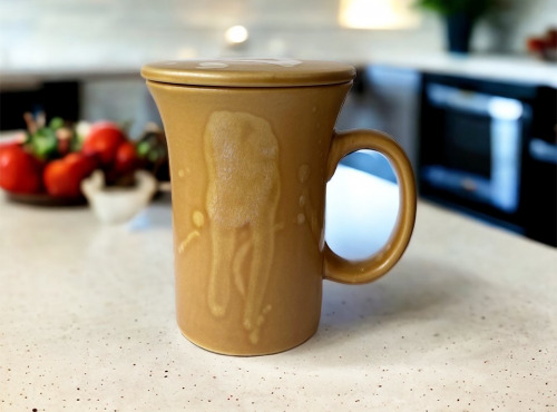 Esprit Zen - Mug avec couvercle- Désign - 4 mugs