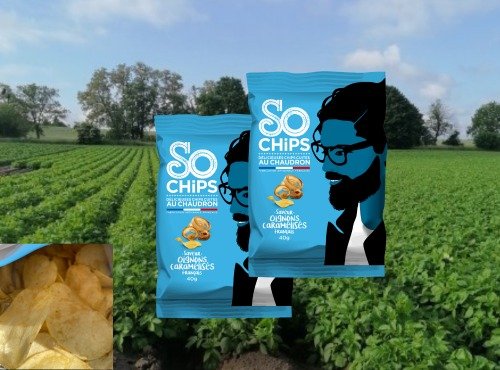 SO CHiPS - Chips aux Oignons caramélisés 32x40g • Label Qualité Artisan