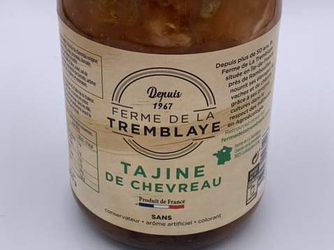 Ferme de La Tremblaye - Tajine de chevreau