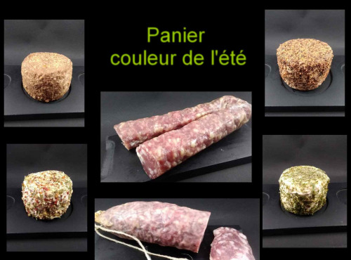 La Borderie de Soulages - Panier apéritif n°1 - Découverte saucisson et chèvre fermier Mimi