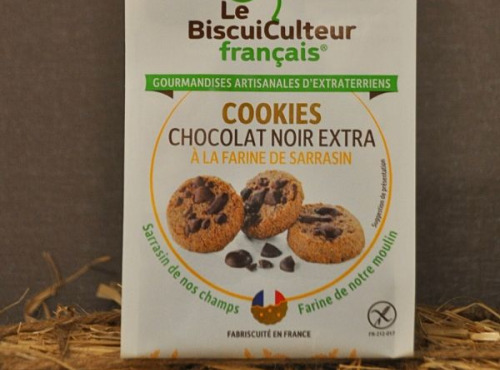 L'Atelier Contal - Paysan Meunier Biscuitier - Cookies Exquis - Farine de Sarrasin et pépites de chocolat - 80g
