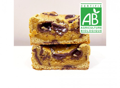 Pierre & Tim Cookies - Brookie Bio Chocolat Noir Fleur De Sel