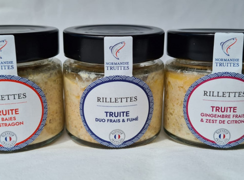 Saumon de France - Z - Lot de 3 rillettes de truite de Normandie