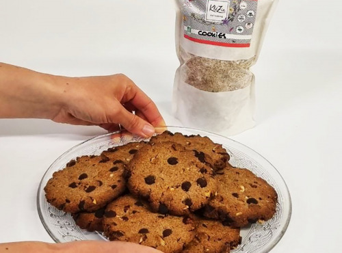 KléZia Pâtisserie - Préparation Cookies Choco-Noisette IG bas -BIO-