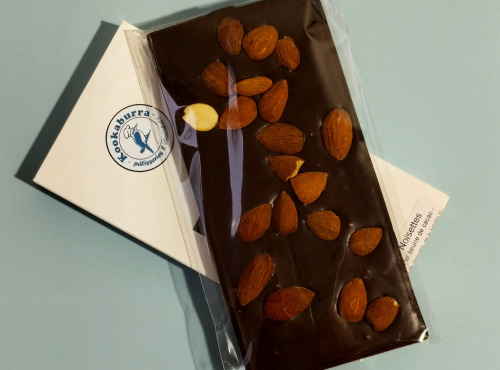 Pâtisserie Kookaburra - Tablette Chocolat Noir 70% & Amandes
