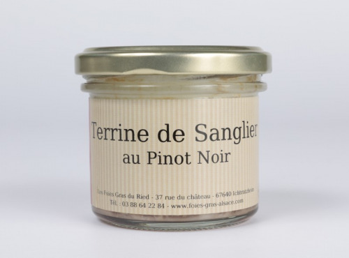 Les foies gras du Ried - Terrine De Sanglier Au Pinot Noir