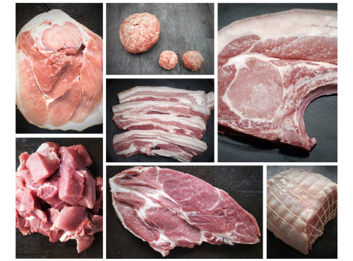 Elevage " Le Meilleur Cochon Du Monde" - Porc Plein Air et Terroir Jurassien - Colis 10 kg Duroc - Porc Plein Air AB