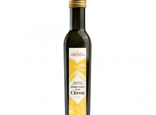 Domaine des Terres Rouges - Huile d'Olive au Citron 25 cl
