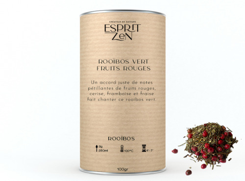 Esprit Zen - Rooïbos vert "Fruits Rouges" - Boite 100g