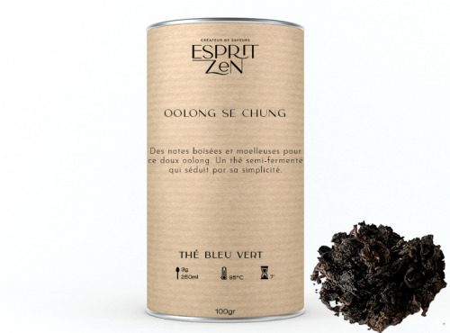 Esprit Zen - Thé Bleu Vert "Oolong Se Chung" - Boite 100g