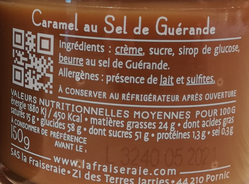 La Fraiseraie - Caramel au Sel de Guérande