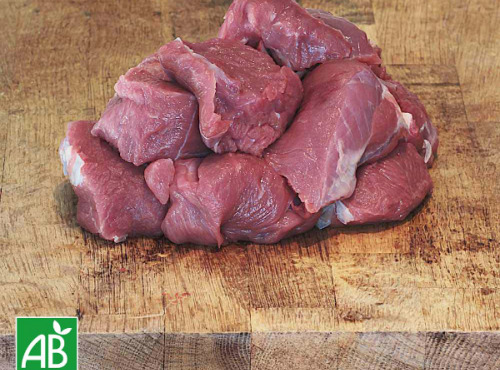 Nature viande - Colis Blanquette & Bourguignon BIO : 1 kg de veau et 1 kg de bœuf limousin
