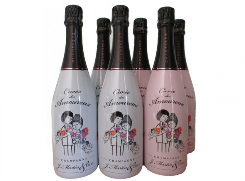 Champagne J. Martin et Fille - Cuvée des Amoureux de Peynet - 6x75cl