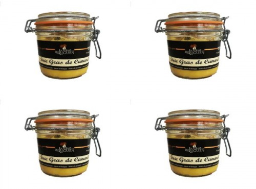 La Ferme du Luguen - Foie Gras Entier Semi Conserve 180 g - 3 Pots Achetés, le 4ème Pot Offert