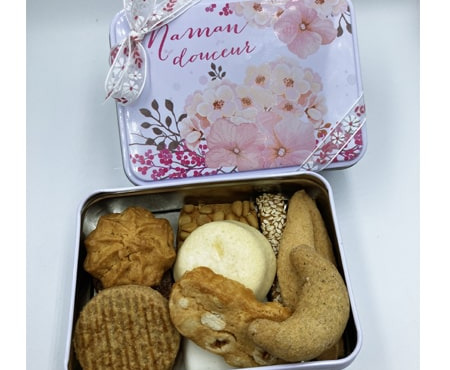 Philippe Segond MOF Pâtissier-Confiseur - Boite métal "Maman Douceur "150g de biscuits