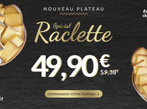Constant Fromages & Sélections - Plateau Raclette : Fromage et Charcuterie +/- 5 personnes