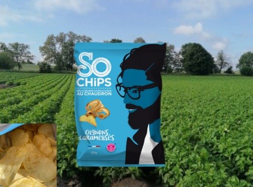 SO CHiPS - Chips aux Oignons caramélisés Roscoff AOP 10x125g