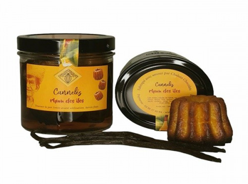 Chaloin Chocolats - Canelés Rhum Vanille 24 pots