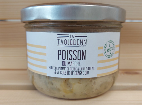 La Chikolodenn - Poisson Du Marché, Purée De Pommes De Terre Bio Aux Algues Bio, 280g