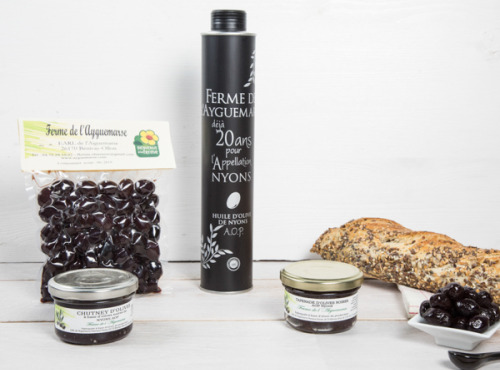 La Ferme de l'Ayguemarse - L'Olive de Nyons BIO : olives, tapenade, chutney, huile