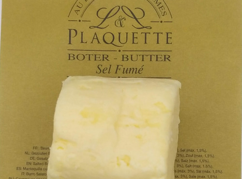 Beurre Plaquette - Beurre aux Sels Fumés